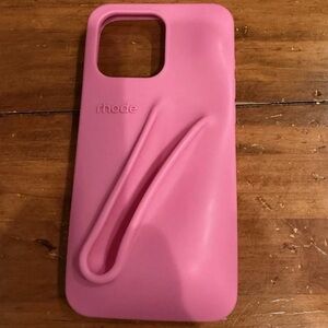 Pink iPhone 13 Pro Max Rhode phone case